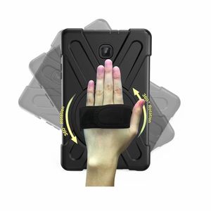 Coque antichoc hybride robuste pour Samsung <span class=keywords><strong>Galaxy</strong></span> <span class=keywords><strong>Tab</strong></span> <span class=keywords><strong>a</strong></span> 8.8 "T387 <span class=keywords><strong>2018</strong></span> <span class=keywords><strong>Housse</strong></span> de tablette avec dragonne intégrée pour béquille - Product Image 2