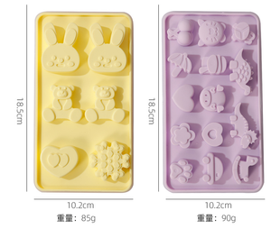 Cute Animal Shape Ice Cube Tray Silicone Ice Cream <strong>Mold</strong> Pudding Candy Chocolate Mould Molde De Hielo De Silicona For Kids - Product Image 5