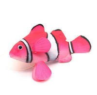 Décoration de poisson en silicone souple pour aquarium, fausse décoration de poisson artificielle pour aquarium, mini-poisson décoratif coloré, sûr et flexible