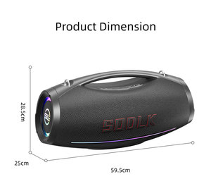 Enceintes sans fil SODLK S1615 PRO 500W avec <span class=keywords><strong>basses</strong></span> profondes, son stéréo, <span class=keywords><strong>caisson</strong></span> de <span class=keywords><strong>basses</strong></span> avec éclairage RVB, prise en charge USB/AUX/Mic-in/HDMI/TWS - Product Image 4