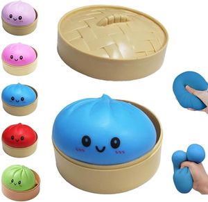 Food Steamer <b>Desk</b> <b>Toys</b> Giant Glitter Dumpling Colorful Dumplings Stress Balls Fidget Sensory <b>Toy</b> Dumpling Squishy <b>Toy</b> Dumpling - Product Image 4