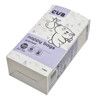 Caja de Cartón Blanco Reciclado de Alta Calidad, Ecológica, Impresa Personalizada, para Pañales, con Tapa Superior, Biodegradable y Reciclable