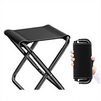 Petit tabouret et chaise pliants d'extérieur, portables, pour la pêche, le camping, le train, le ma zha, fabriqués en Chine