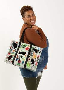 Free Sample New Large Capacity Striped Swim <b>Tote</b> Beach <b>Bag</b> Custom Multipurpose Zipper Canvas Shoulder Beach <b>Tote</b> <b>Bag</b> <b>for</b> <b>Travel</b> - Product Image 4