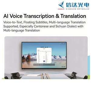 Tableaux interactifs pour réunions de bureau XINDECO avec 8 Go de RAM, 128 Go de ROM, processeur 8 cœurs, écran tactile LCD 20 points, tableau blanc interactif AI - Product Image 5