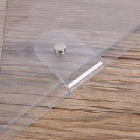 Classeur personnalisé à 6 anneaux 100 feuilles PVC couverture transparente planificateur cahier Mini bureau d'affaires Style école cadeau A4 A5 A6 tailles