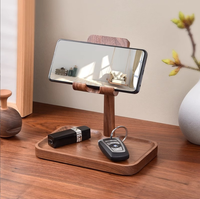 Support de téléphone portable en bois massif de noyer et hêtre de haute qualité pour iPhone 17 16 15 14 Pro Max – Accessoires pour téléphone