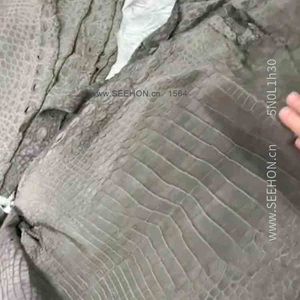 36 transporteurs <span class=keywords><strong>de</strong></span> vin en cuir <span class=keywords><strong>de</strong></span> crocodile d'eau salée gris élégants et durables, faciles à transporter - Product Image 6