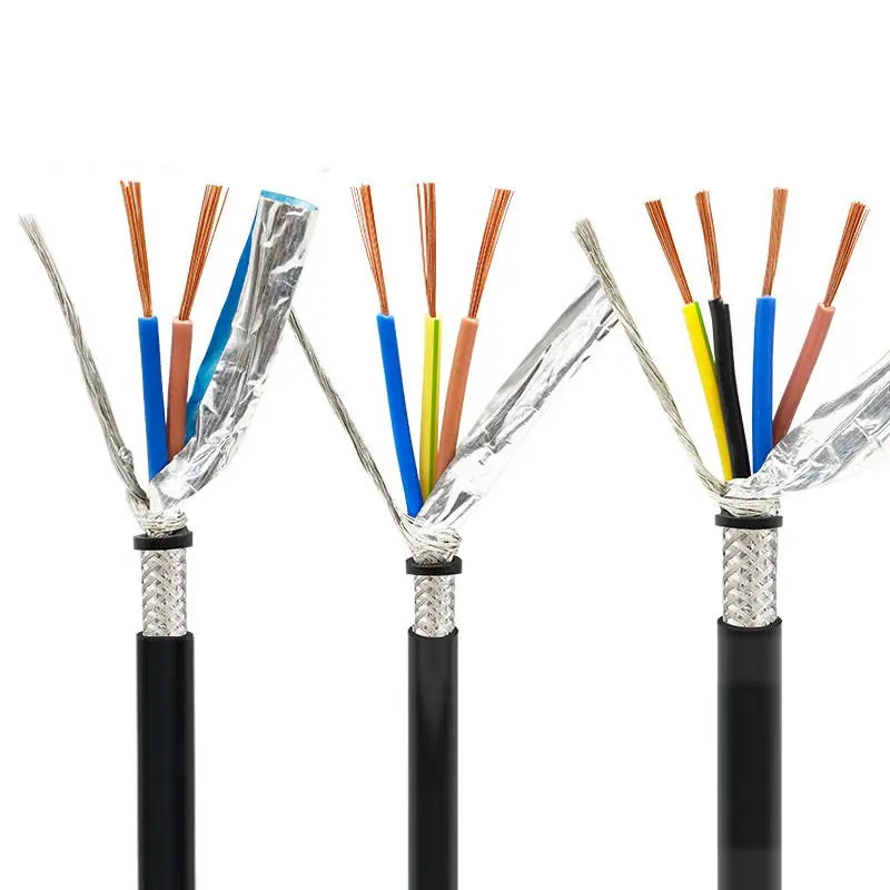 2 3 4 5 6 Core 0.5mm 0.75mm 1.5mm 2.5mm 4mm 6mm 300v Rvvp Signal Shielde Flexible Control Wiring Cable