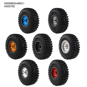 מתכת 1.9 אינץ 'צינור גלגל rms רכזת צמיגי גומי להגדיר עבור trx4 1/10 <span class=keywords><strong>rc</strong></span> <span class=keywords><strong>rc</strong></span> דגם חלקי מכונית זחילה - Product Image 6