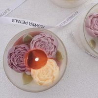 Großhandel Schöne Blumenförmige Duftkerzen, Gesundes Umweltfreundliches Sojawachs, Individuelle Düfte Verfügbar