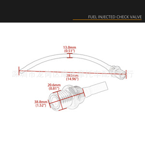 Clapet de contrôle de carburant Moshark 62228-03 pour Harley FLHR FLHT Road King Touring 03-07 - Product Image 3