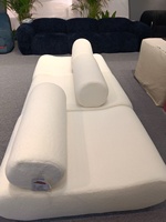 Canapé modulable une place au design moderne et créatif, dossier amovible en tissu éponge, idéal pour la maison, le salon, l'hôtel, la villa
