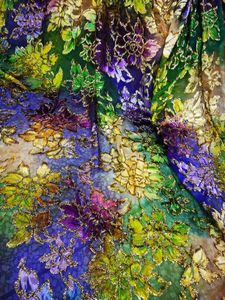 Индийская Сомалийская бархатная шифоновая ткань Fareast с люрексом для сомалийского Дирака франсави и суданских женщин - Product Image 6