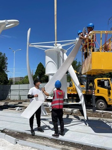Hot Sale Wind Generator 48V 1kw 5KW 10KW Vertical Axis for Roof VX-5000 Vertical Wind 5 Kw - Product Image 3