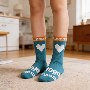 कस्टम लोगो ज्यामितीय पैटर्न एंटी-बैक्टीरियल यूनिसेक्स सूती टखने के मोजे बहु-रंग मिश्रण थोक व्यापार उपहार - Product Image 2