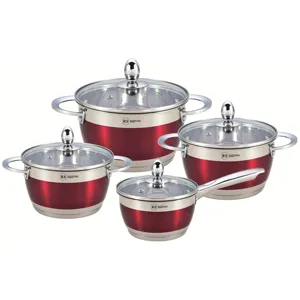Wholesale High Quality German Style Stainless Steel Cookware Set 8pcs cooking ware set