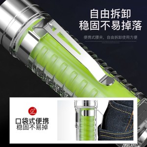 ไฟฉายขนาดเล็ก LED พวงกุญแจพร้อมตัวหรี่แสงสำหรับใช้กลางแจ้งแสงสีขาวแบตเตอรี่เอเอ็นเอเอพกพาได้อเนกประสงค์ - Product Image 4