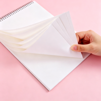Cuaderno de Dibujo A4 con Espiral Superior, Diseño de Alpaca, Papel en Blanco para Dibujar, para Niños, Estudiantes, Arte