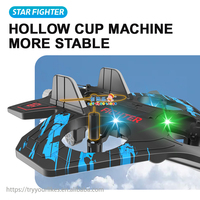 Avion télécommandé EPT 2.4Ghz en mousse, avec fonctions de vol circulaire à 360°, design super résistant aux chocs, lumières et maintien d'altitude