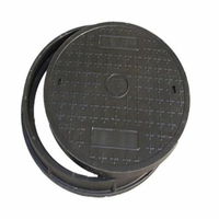 Couvercles de regard en fonte ductile pour égouts, surfaces polies/peintes en poudre, couleur personnalisée, OEM/ODM, pour zones à fort trafic