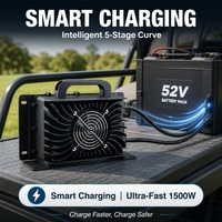 Chargeur de batterie 116,8V 10A 32S LiFePO4 LNLEE industriel automatique à LED pour station de base télécom et stockage solaire, direct usine