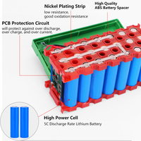 Pack de batteries Li-ion NMC 18650 personnalisé en gros, 12V 6Ah ~21Ah, 4000 cycles, pour stockage d'énergie solaire domestique, outils électriques, voiturettes de golf, bateaux