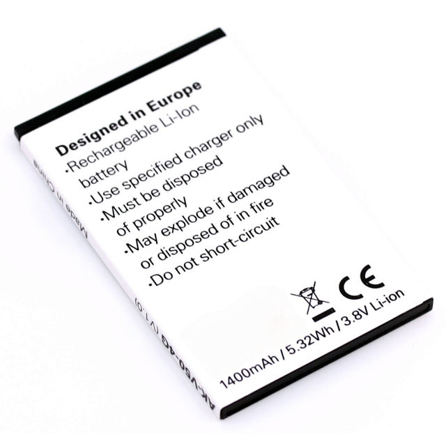 V50 RHINO POWER HIGH QUALITY Mobile Phone Battery Replacement for Emporia Active V50, Active V50 4G, 3.8V 1400mAh Lithium Ion