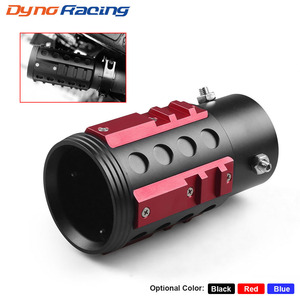 Tubo de Escape Personalizado para Carreras, Modificación Universal de Aleación de Aluminio para Automóviles con Calcomanía de Granada, Sistema de Escape Tuning - Product Image 4