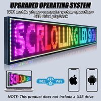Letrero LED Interior Programable Personalizado a Todo Color, OEM/Agencia, Autoservicio, Control por Aplicación Digital, Video Wall Animado