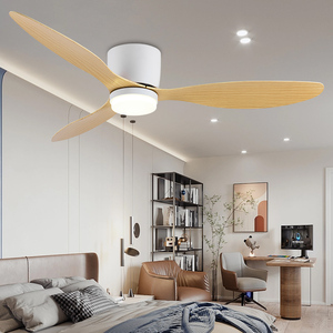 Ventilatore <span class=keywords><strong>da</strong></span> Soffitto LED con Telecomando in Stile Nordico Moderno per Soggiorno, <span class=keywords><strong>Camera</strong></span> <span class=keywords><strong>da</strong></span> Letto e Sala <span class=keywords><strong>da</strong></span> <span class=keywords><strong>Pranzo</strong></span> - Product Image 3