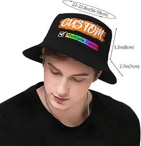 หมวกทรงถังพร้อมโลโก้ที่กำหนดเอง zzb - Product Image 3