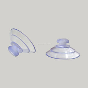 Ventouse en forme de champignon en gros d'usine, ventouse transparente en PVC, ventouse en plastique transparente pour aquarium en verre - Product Image 1