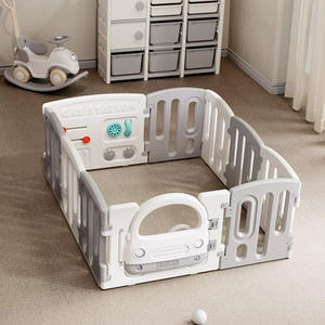 Nouveau design pliable pour enfants clôture Play Yard panneau de jeu et portail avec verrouillage de sécurité aire de jeux pour bébés pour enfants tout-petits - Product Image 2