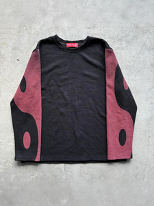 Maglietta <span class=keywords><strong>Termica</strong></span> a <span class=keywords><strong>Maniche</strong></span> <span class=keywords><strong>Lunghe</strong></span> Stile Grunge con Stampa Yin Yang, Casual Streetwear per Uomo - Product Image 1