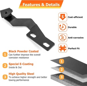 Spedking giá bán buôn phụ kiện bên ngoài mui xe Khung ánh sáng cho Toyota 4Runner 2003 2009 mui xe Khung ánh sáng - Product Image 6