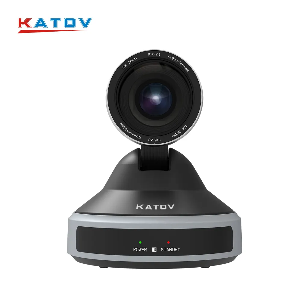 KATOV IR Remote Control Indoor 12x Optical Zoom Video Surveillance Ip Ptz Camera With 3G-SDI KT-HD91R