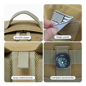 Sac à dos unisexe LUPU BL069 grande capacité, imperméable, style Normcore/Minimaliste, en tissu Oxford, avec fermeture éclair et sangle camouflage, idéal pour l'extérieur - Nouveauté 2026, Vente Flash - Product Image 6