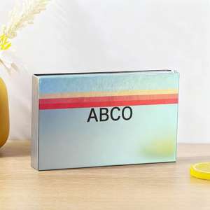 Caja de embalaje de paleta de sombras de ojos de diseño personalizado caja de regalo de maquillaje con base de lápiz labial sombra de ojos - Product Image 3