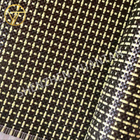 Tissu tissé hybride en fibre d'aramide en fibre de carbone bon marché de haute qualité en gros