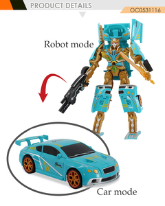 Đồ Chơi Xe Hơi Cho Bé Trai, Đồ Chơi Xe Hơi <span class=keywords><strong>Robot</strong></span> Biến Hình Deformer Âm Thanh Ánh Sáng Dịu Nhẹ - Product Image 3