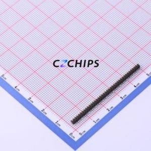 X1311WVS-39J-C18D42R1 Pin Header SMD,P=1.27mm Connector ( Pin Structure: 1x39P )( Pitch: 1.27mm )( Row Spacing: 1.27mm ) - Product Image 1