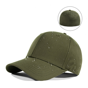 Unisex 6-Panel Solid Baseball Cap 100% Polyester <b>Waterproof</b> Twill <b>Hat</b> for Men Women Hiking Travel Sun Protection All Seasons - Product Image 1