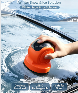 <span class=keywords><strong>Grattoir</strong></span> à <span class=keywords><strong>glace</strong></span> électrique rechargeable par USB pour déneigement automobile, déneigeur automatique portatif pour voiture - Product Image 5