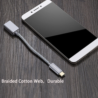 CableCreation - Cable Adaptador USB C a USB 3.0 Hembra, Cable Trenzado USB Tipo C Macho a USB A Hembra OTG, 5 Gbps, 6 Pulgadas, Gris