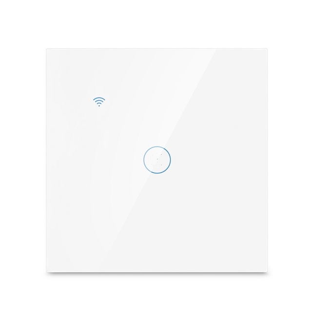 Smart WiFi 1 Gang Wall Switch Alexa Compatible HomeKit for Home Automation