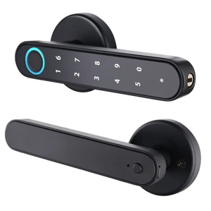 Cerradura Inteligente para Puerta Interior de Madera Tuya con Huella Dactilar y Contraseña, Pestillo Único, Carga USB, Llave Inteligente para Puerta Individual - Product Image 2