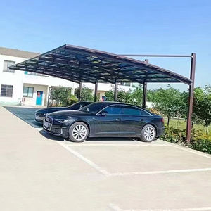 Abri de voiture en polycarbonate à prix réduit, auvent de garage en métal pour le stationnement des <span class=keywords><strong>voitures</strong></span>, auvent en <span class=keywords><strong>aluminium</strong></span> - Product Image 1