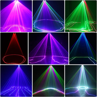 Projecteur laser RGB à 2 têtes, 450 mW, pour animation scénique, DMX, son, pour bar, club, fête, spectacle, certifié CE RoHS