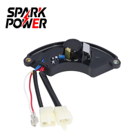 Régulateur de tension automatique Spark AVR, sortie 380V, 10A pour générateur à essence 5-6KW, plastique, 3 phases
